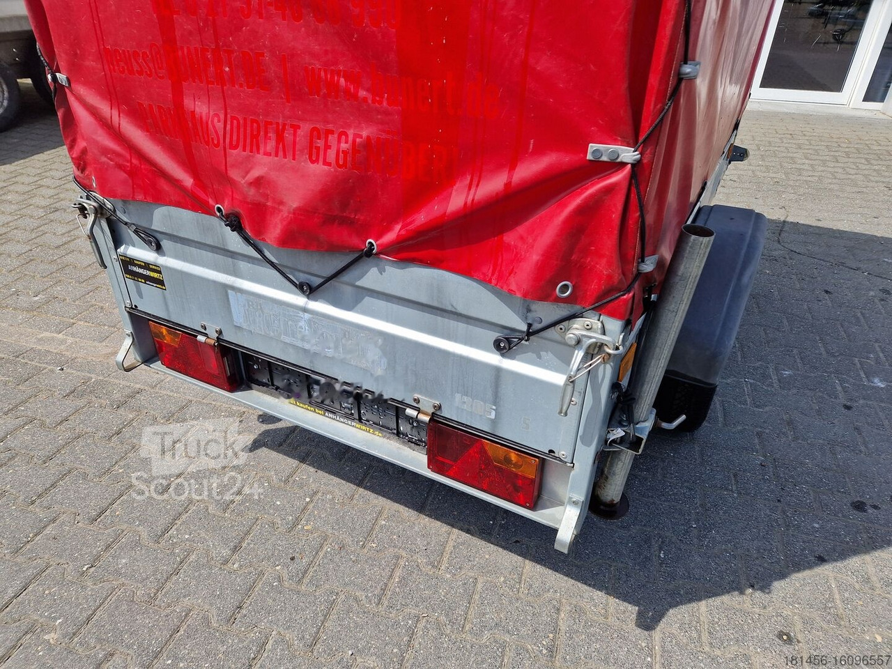 Biltrailer Brenderup Anhänger 750kg mit Hochplane gebraucht: billede 9