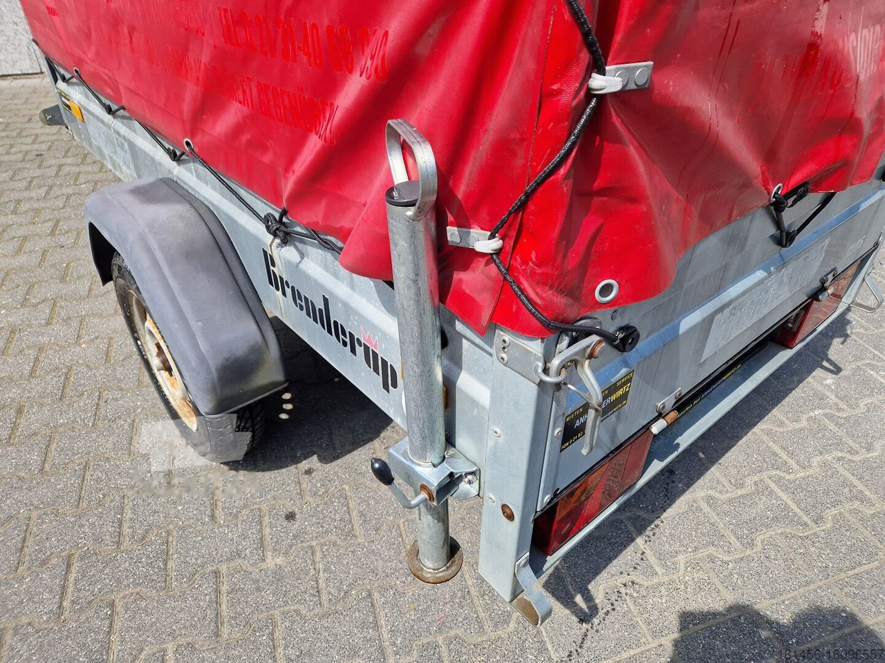 Biltrailer Brenderup Anhänger 750kg mit Hochplane gebraucht: billede 8