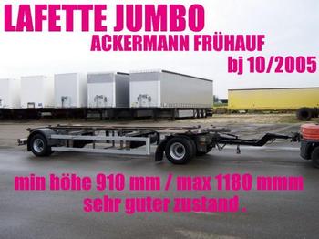 Ackermann LAFETTE JUMBO 910 - 1180 mm zwillingsbereift 2 x - Containerbil/ Veksellad påhængsvogn