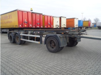 De Kraker BUR10 18W air suspension, BPW, lift axle - Containerbil/ Veksellad påhængsvogn