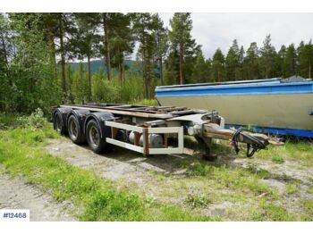 Kroghejsvogn/ Skip loader anhænger Damm Hook trailer with tip.: billede 1