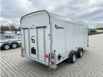 Ny Biltransportør påhængsvogn Debon C1000 van cargo 3500 kg closed car trailer 500x200cm 2x doors: billede 5