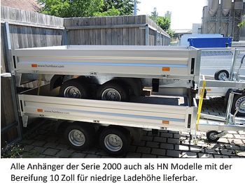 Ny Biltrailer Humbaur - HN305221 GR Tandemanhänger 3,0to Hochlader: billede 1
