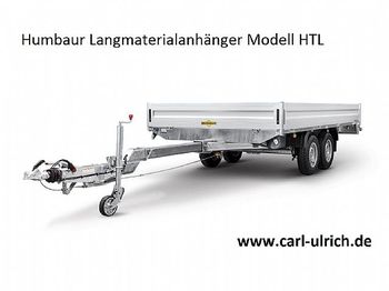 Ny Ladtrailer Humbaur - Langmaterialanhänger HTL355121 mit Rohrzugdeichsel: billede 1