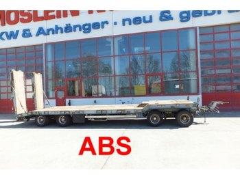 Goldhofer 4 Achs Tieflader  Anhänger mit ABS  - Nedbygget platform påhængsvogn