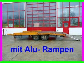 Kempf Tandemtieflader mit Alu  Rampen - Nedbygget platform påhængsvogn