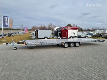 Ny Biltransportør påhængsvogn Wiola L35G85 8.5m long trailer for transport 2 cars: billede 1