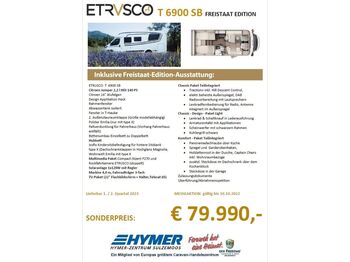 Etrusco T 6900 SB FREISTAAT EDITION*FRÜHJAHR23*  - Delintegreret autocamper