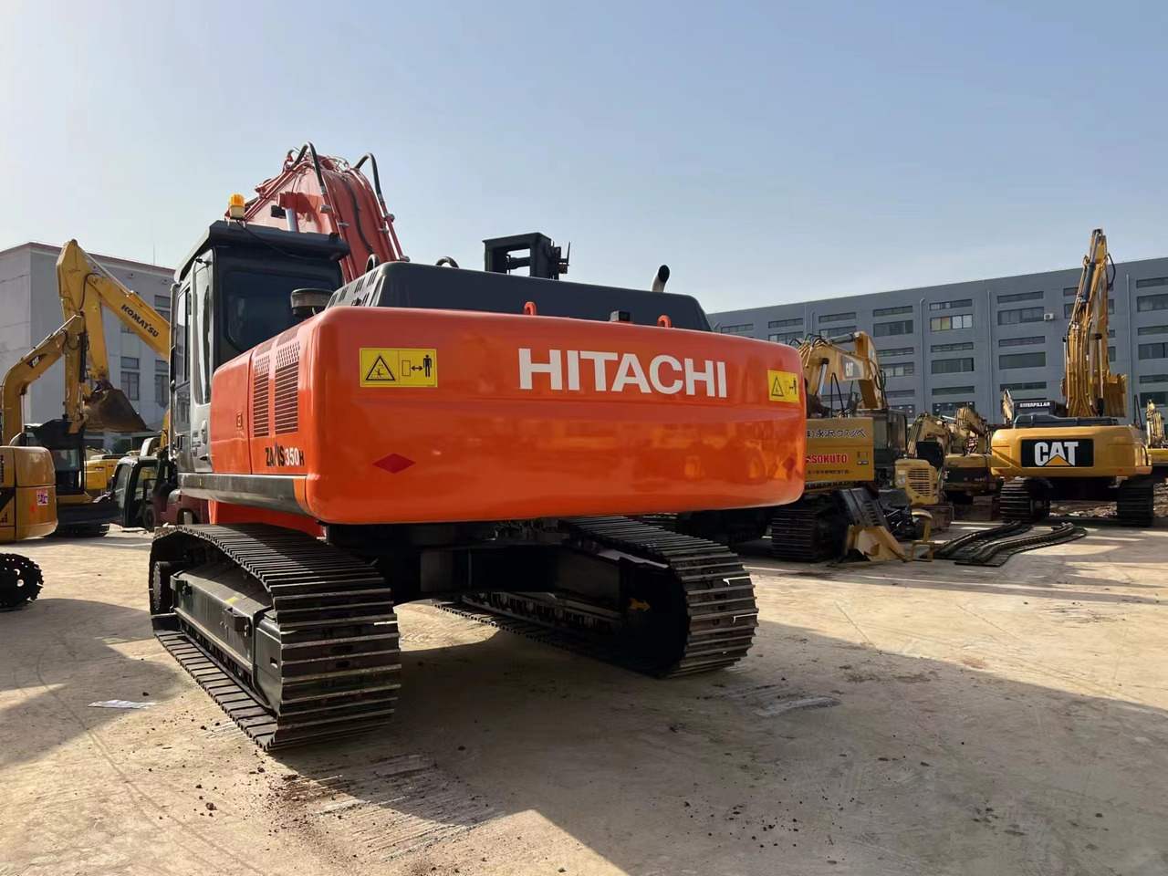 Bæltegravemaskine 95%new HITACHI used excavator ZX350H good condition in stock: billede 34