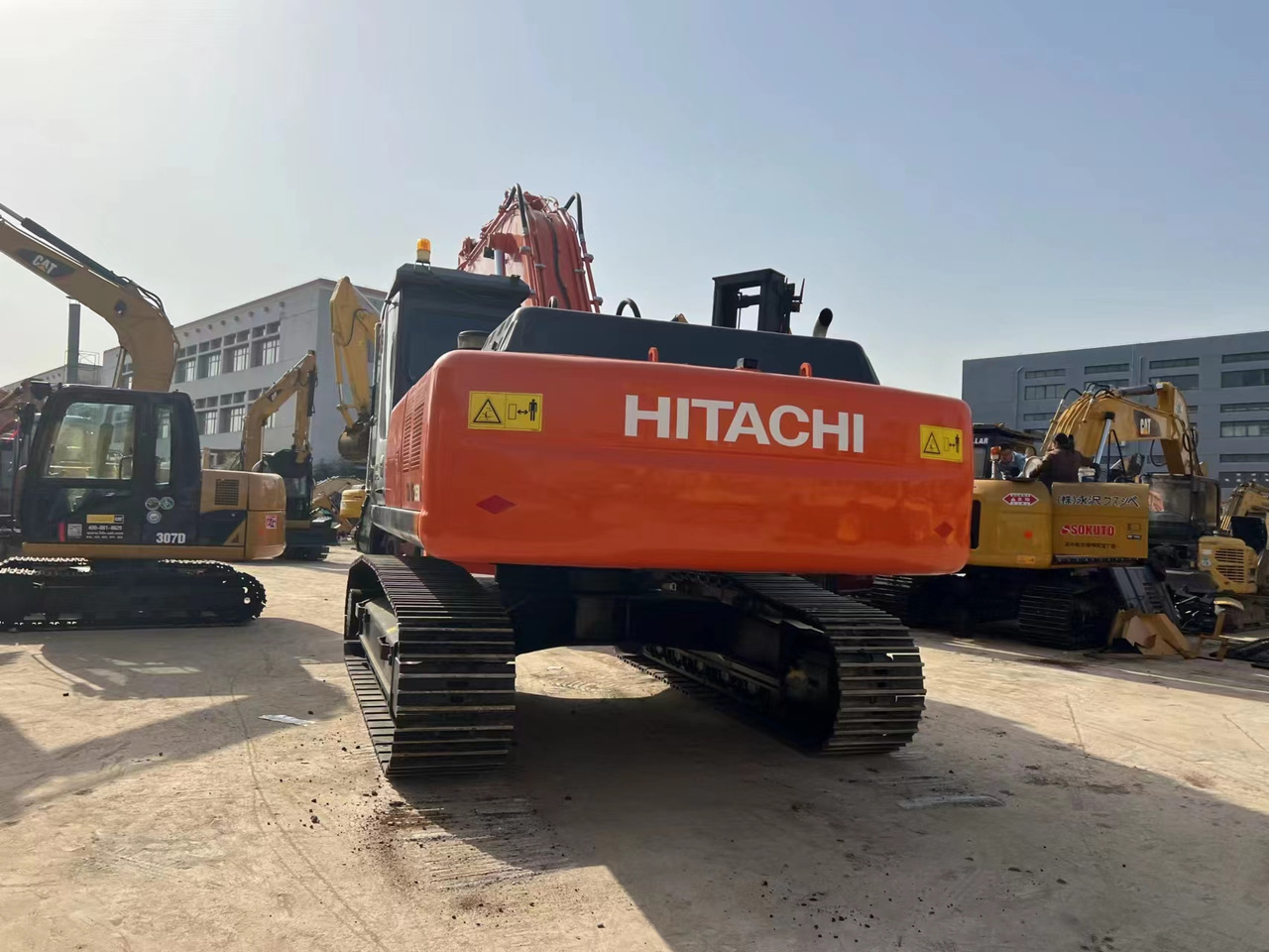 Bæltegravemaskine 95%new HITACHI used excavator ZX350H good condition in stock: billede 28