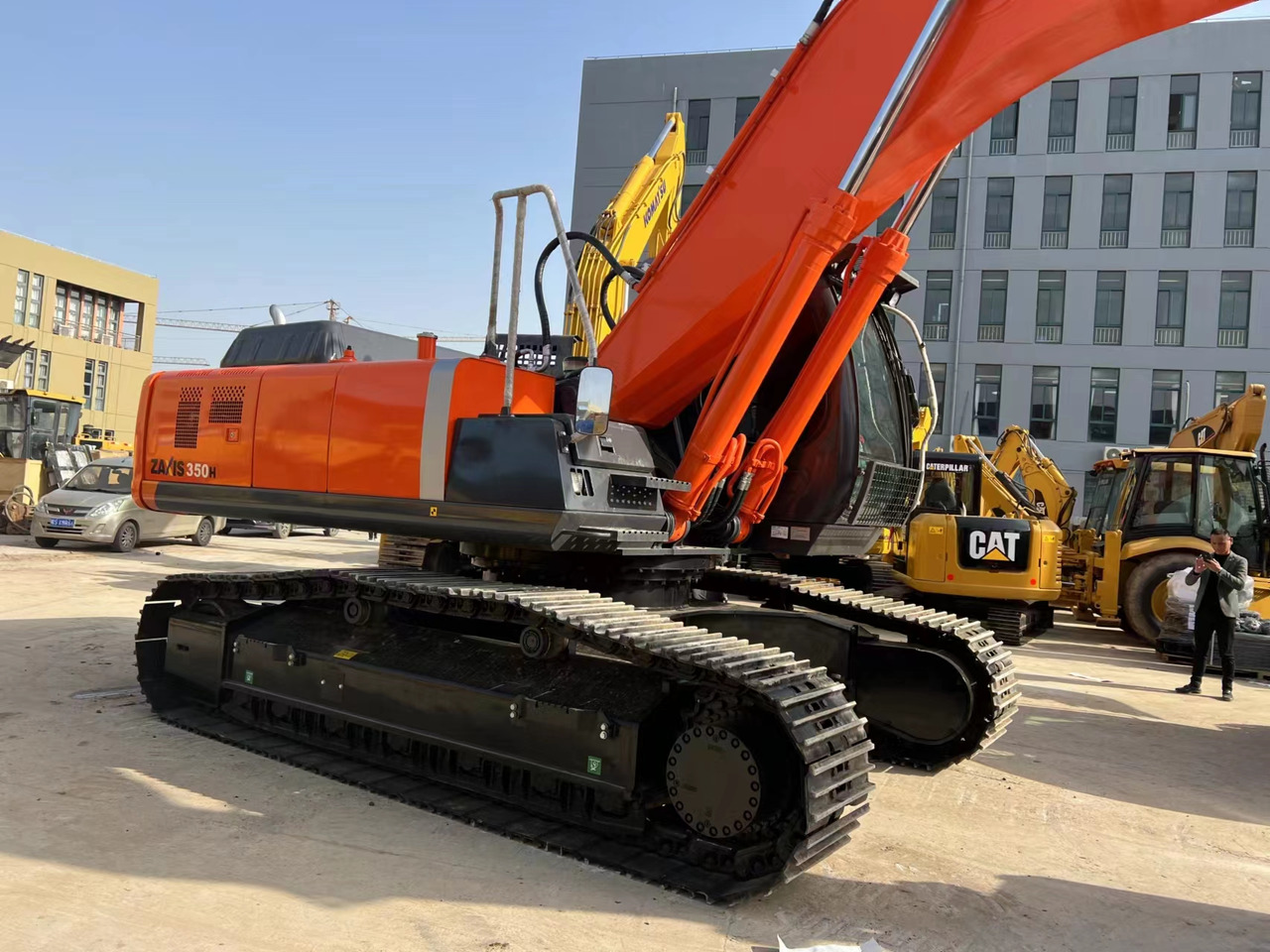Bæltegravemaskine 95%new HITACHI used excavator ZX350H good condition in stock: billede 7