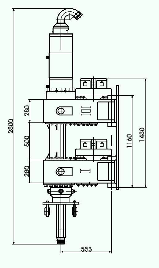 Boremaskine ABI ABI VDW 3525 double rotary head drill drilling rig dual auger cfa ccfa dsm fdp: billede 4