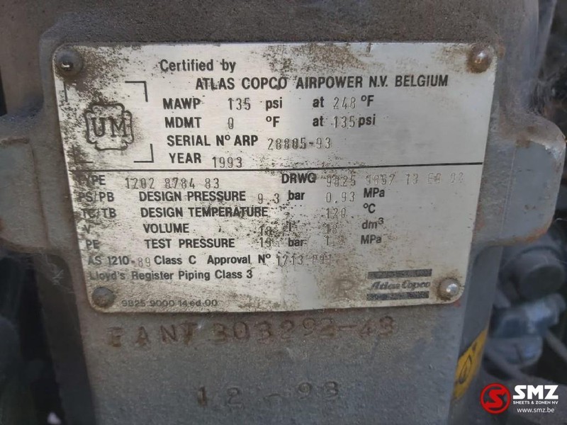 Luftkompressor Atlas-Copco Occ Compressor Atlas Copco 8 BAR: billede 7