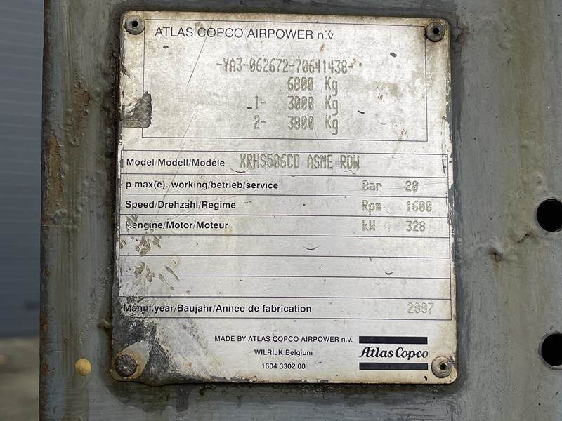 Luftkompressor Atlas-Copco XRHS 506 CD: billede 6