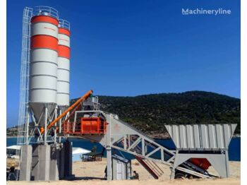 POLYGONMACH 100 m3 per hour mobile concrete batching plant - Betonfabrik