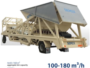 SEMIX Dry Type Mobile Concrete Batching Plant - Betonfabrik