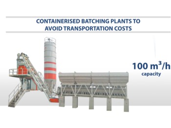 SEMIX SEMIX Compact Concrete Batching Plant 100 m³/h Containerised - Betonfabrik