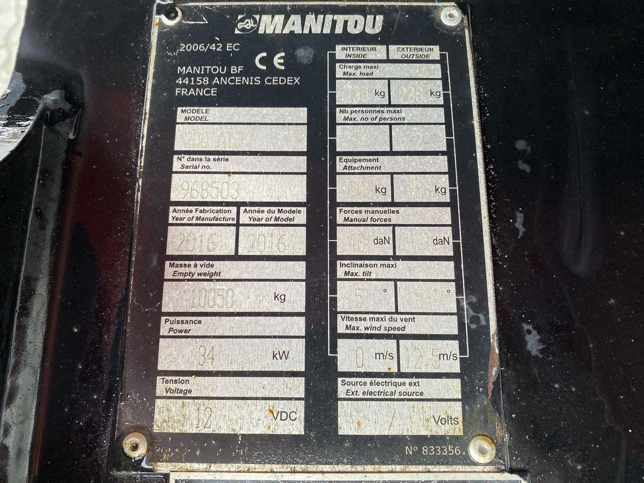 Bomlift Manitou 200ATJ RC