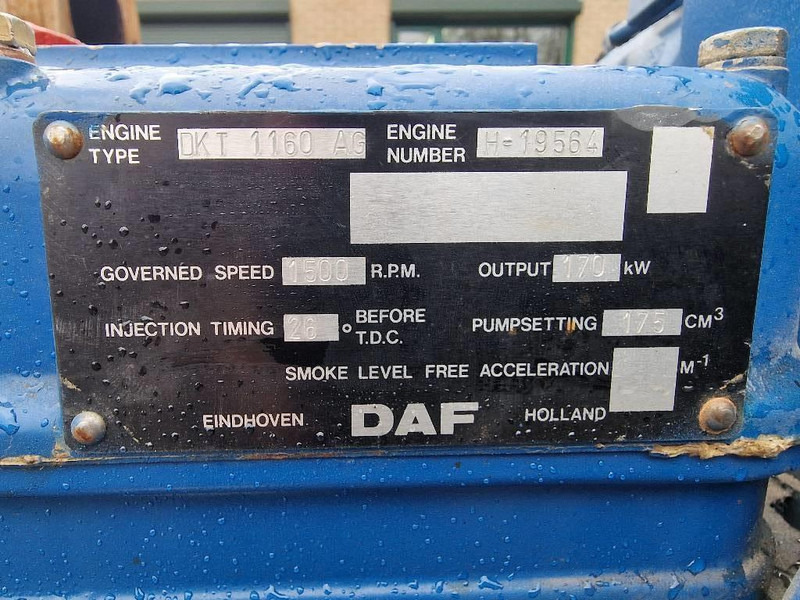 Strømgenerator DAF 1160 Generator MX 250 MB4: billede 6