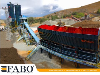Ny Betonfabrik FABO COMPACT-110 CONCRETE BATCHING PLANT | READY IN STOCK: billede 1