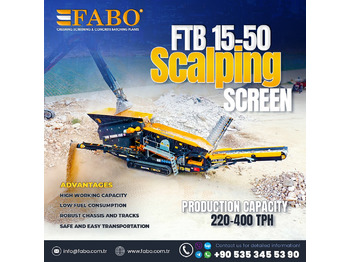 Ny Mobil knuser FABO FTB 15-50 Mobile Scalping Screen | Ready in Stock: billede 1