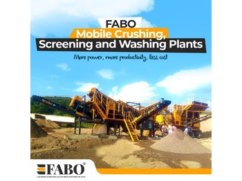 Ny Mobil knuser FABO FULLSTAR-60 Crushing, Washing & Screening  Plant: billede 1