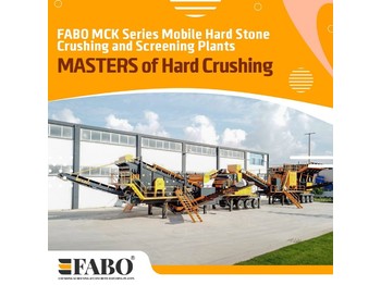 Ny Mobil knuser FABO MCK-110 MOBILE CRUSHING & SCREENING PLANT | JAW+SECONDARY: billede 1