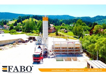 Ny Betonfabrik FABO SKIP SYSTEM CONCRETE BATCHING PLANT | 110m3/h Capacity: billede 1