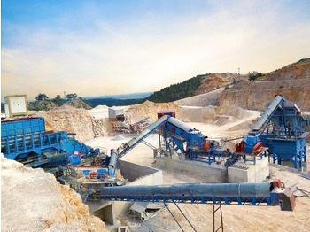 Knuser FABO USED FIXED CRUSHING AND SCREENING PLANT CAPACITY 250-350 TONNES / HOUR: billede 1