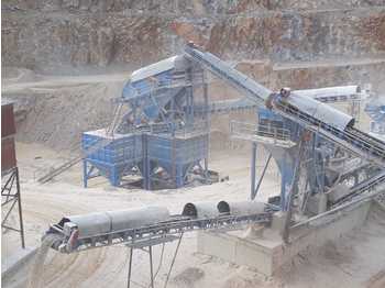 Knuser FABO USED FIXED CRUSHING AND SCREENING PLANT CAPACITY 250-350 TONNES / HOUR: billede 1