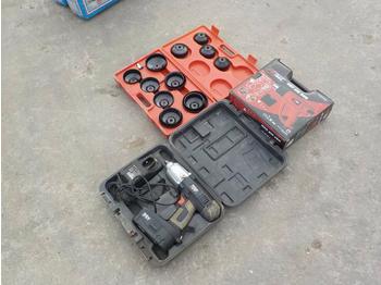 Bygningsudstyr Filter Cup Set, 24 Volt Impact Wrench & Heat Gun (3 of): billede 1