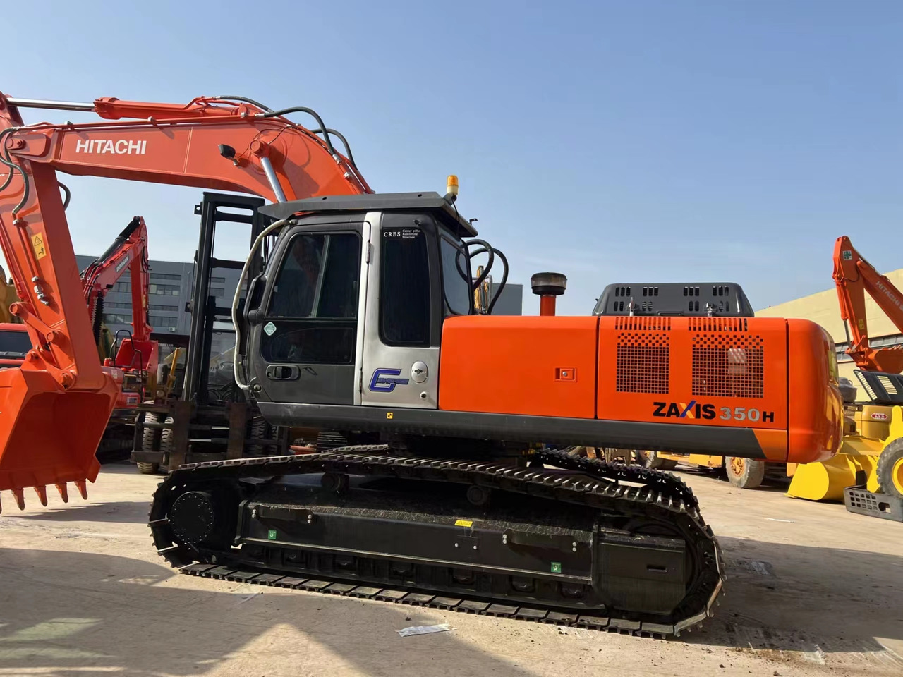 Bæltegravemaskine High quality HITACHI used excavator ZX350H good condition in stock: billede 32