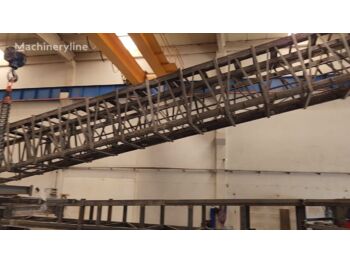 POLYGONMACH 1000x44400mm radial telescobic conveyor - Kegleknuser
