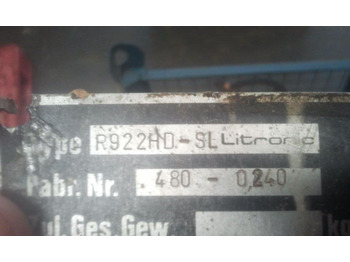 LIEBHERR R922LI S/N: 480-0240  - Bæltegravemaskine: billede 4