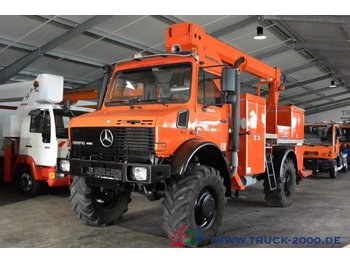 Unimog U2150L 4x4 Ruthmann Arbeitsbühne 17 m seitl. 12m - Lastbil med mandskabslift