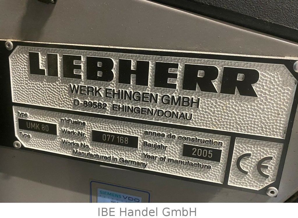 Mobilkran Liebherr MK80-UMK80 8x6x8, Swiss Machine: billede 20