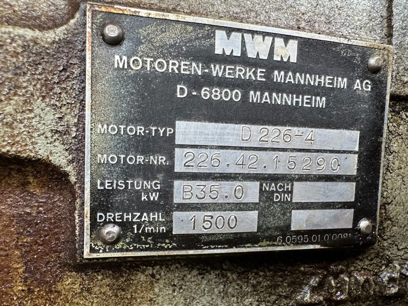 Strømgenerator MWM D 226-4 AvK 35 kVA Marine generatorset: billede 4