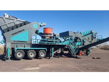 Constmach 120-150 tph Mobile Jaw Crusher Plant ( Cone and Jaw  ) - Mobil knuser