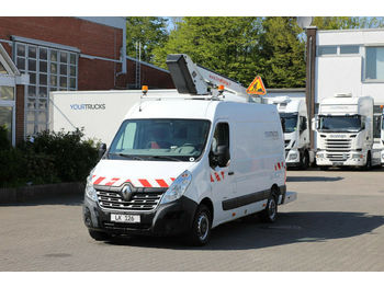 Lastbil med mandskabslift, Varevogn Renault Master Dci Versalift ETL26 11m/551h/Klima/HU+UVV: billede 1