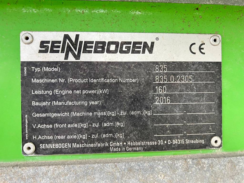 Materialhåndteringsmaskine til transportering affald Sennebogen 835E (ELECTRIC) - PERFECT MACHINE: billede 17