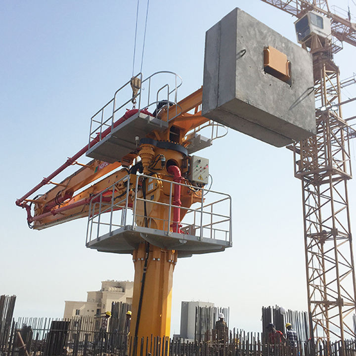 Ny Stationær betonpumpe XCMG Schwing Concrete Distributor HGP32 High Efficiency 22kw 32m Hydraulic Spider Concrete Placing Boom Made in China: billede 4
