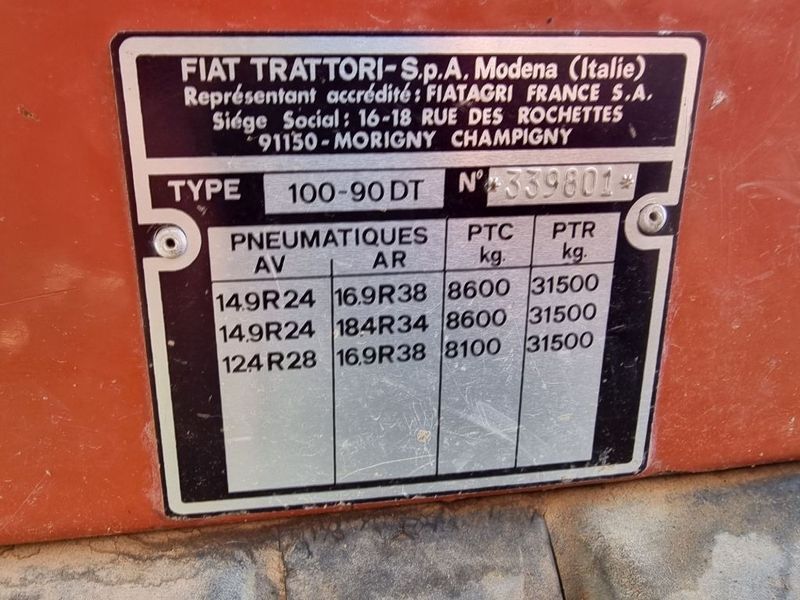 Traktor Fiat 100-90: billede 17