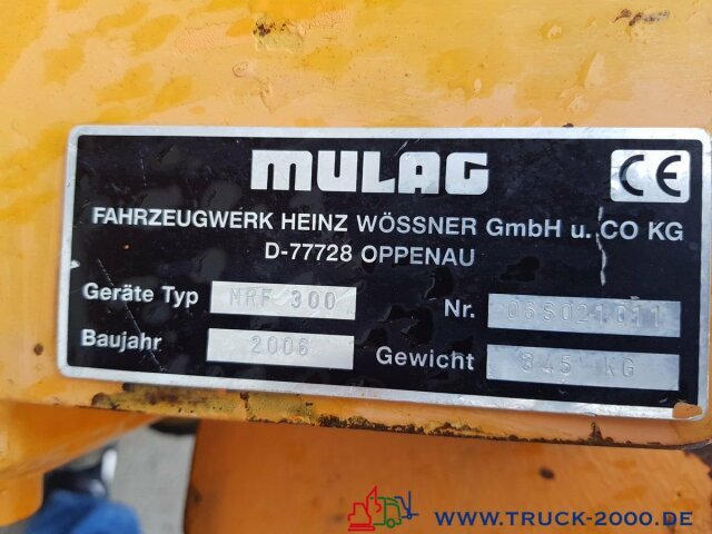 Armklipper Unimog Mulag MRF 300 Schlegelmähkopf MS + Ausleger: billede 6