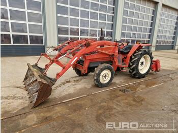 Minitraktor Yanmar FX28D 4WD Compact Tractor, Rotovator, Loader: billede 1