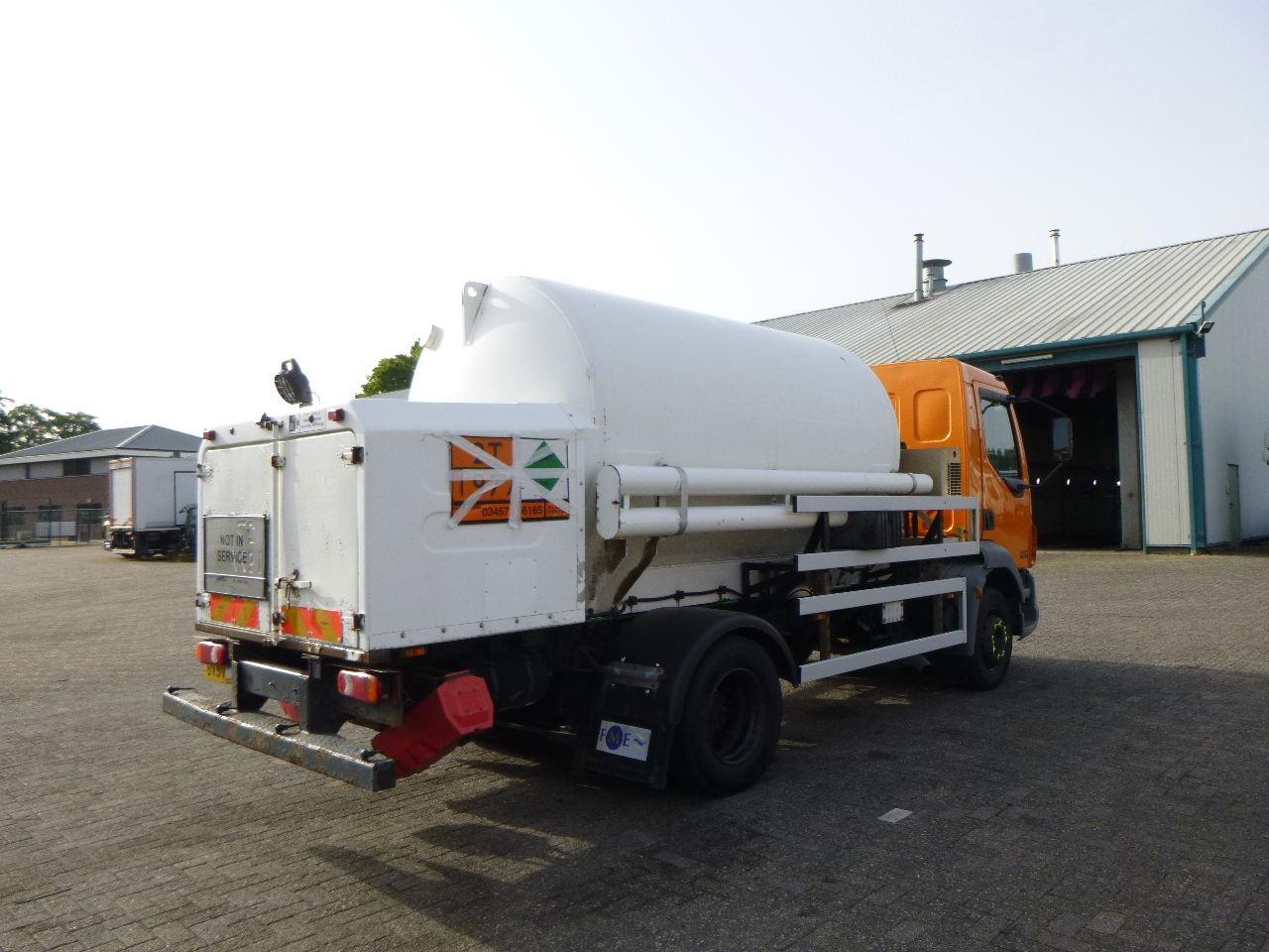 Tankbil til transportering gas D.A.F. LF 55.180 4x2 RHD ARGON gas truck 5.9 m3: billede 3