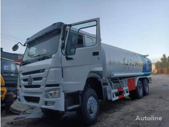 Tankbil til transportering brandstof Howo On Sale!!! Aluminium Compartments Fuel Tank Truck: billede 3