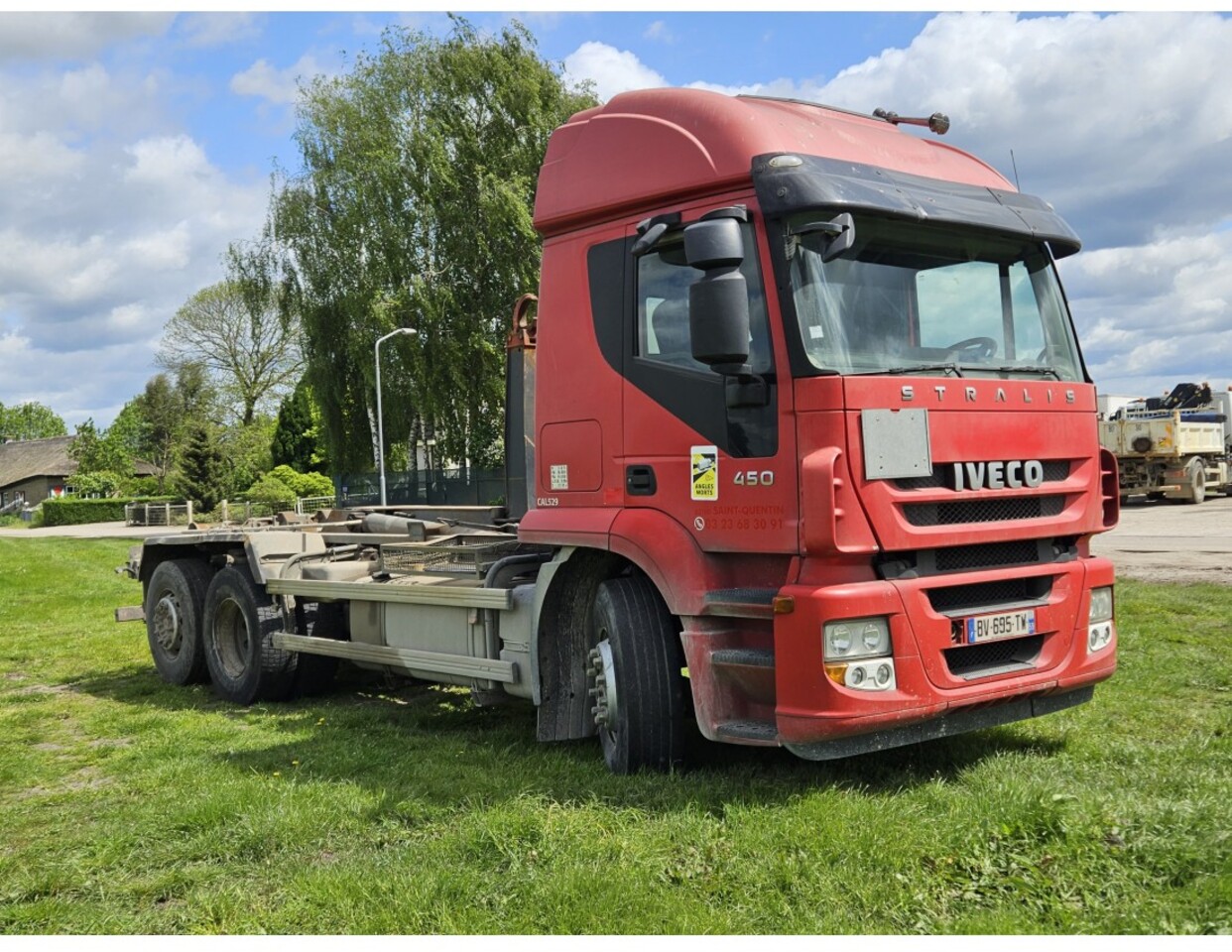 Lastbil kroghejs Iveco Stralis 450 6x2 container system lift-axle euro 5: billede 7