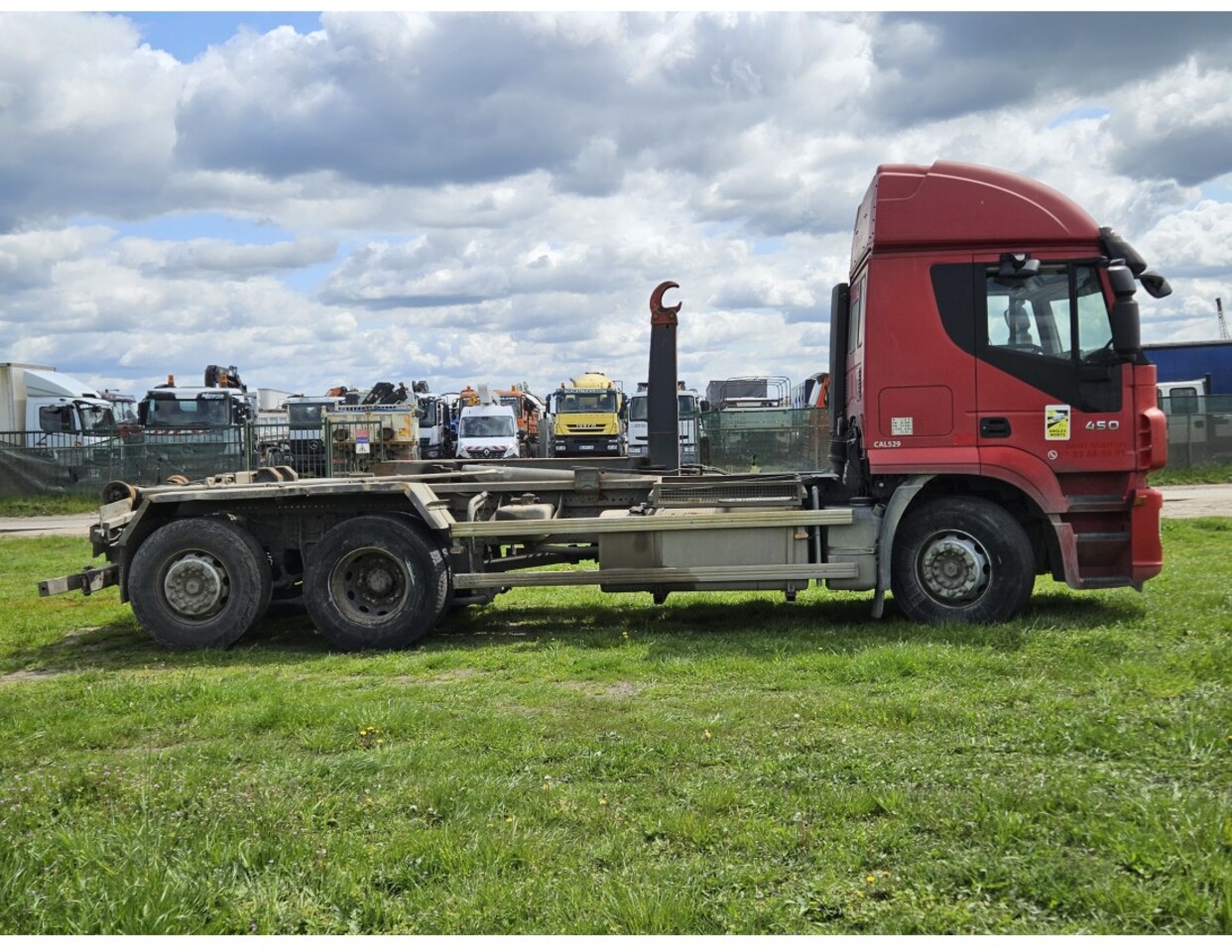 Lastbil kroghejs Iveco Stralis 450 6x2 container system lift-axle euro 5: billede 6