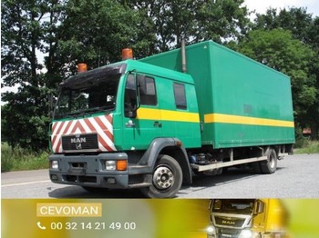 Lastbil varevogn MAN 15.264 doka bakwagen met laadklep: billede 1