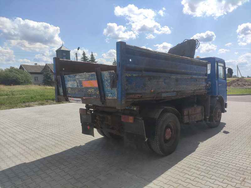 Tipvogn lastbil, Lastbil med kran MAN 16.168 dump truck + crane: billede 3